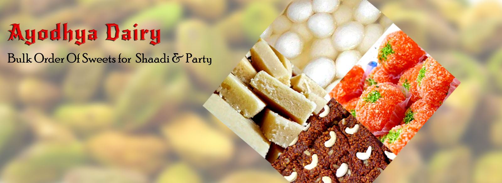 Bulk Order Of Sweets for Shaadi & Party